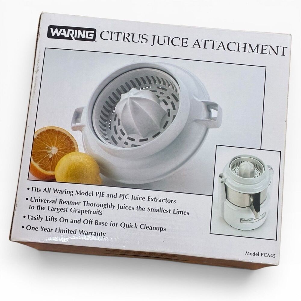 Waring Citrus Juice Attachment PCA45 for Model PJE & PJC Juicer Extractor Orange